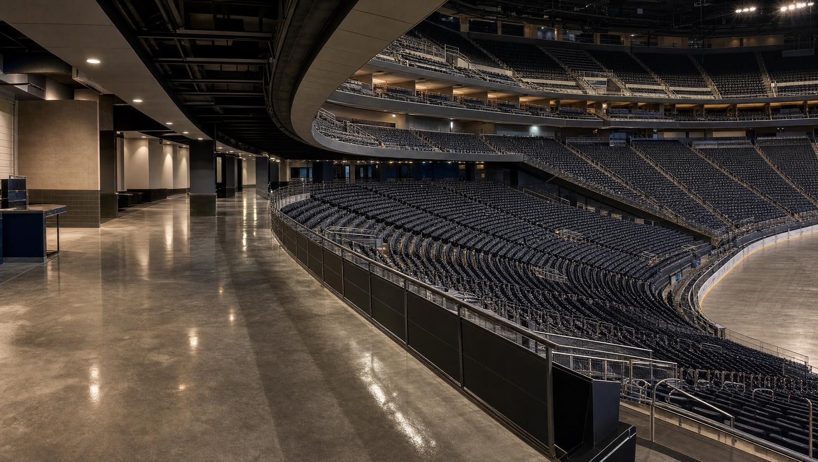 Clean stadium seating in Cincinnati